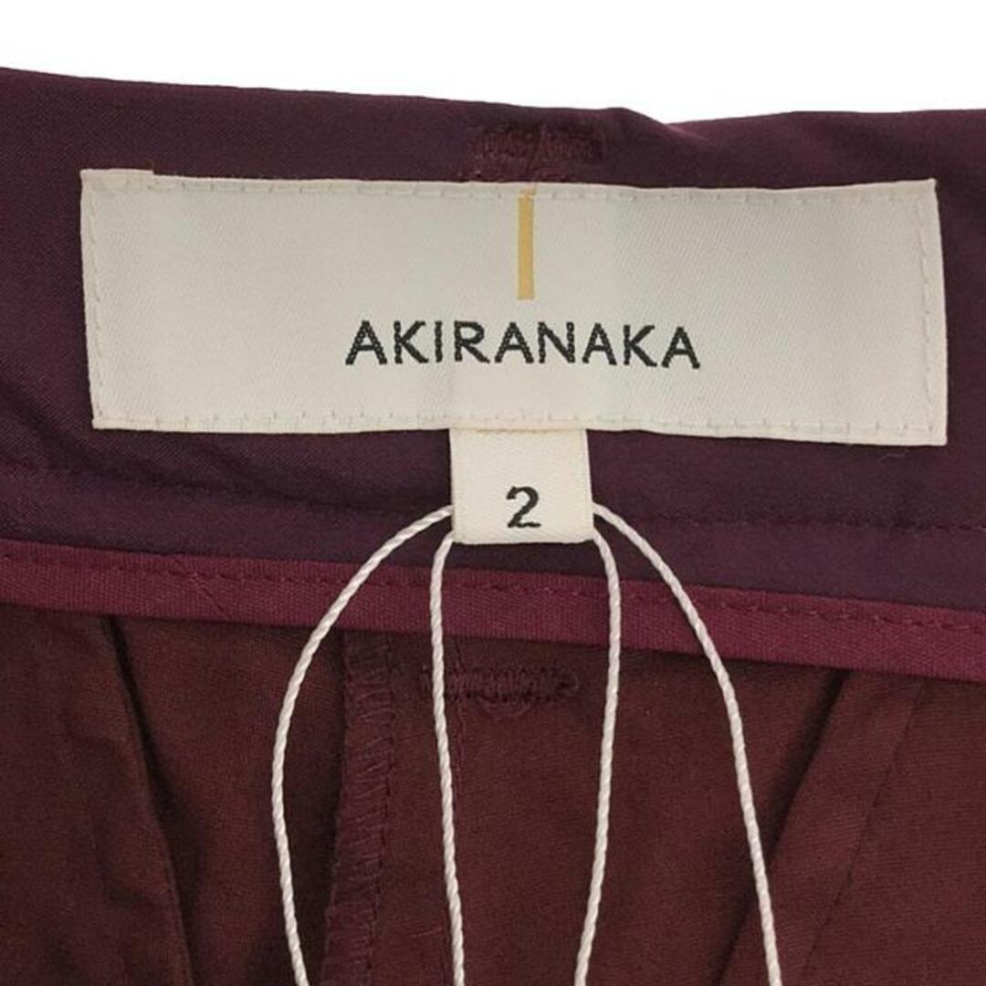 AKIRANAKA(アキラナカ)の【新品】  AKIRANAKA / アキラナカ | pleats pants / レイヤード プリーツパンツ | 2 | purple | レディース レディースのパンツ(その他)の商品写真