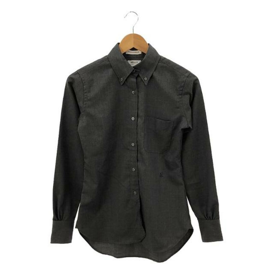 MADISONBLUE(マディソンブルー)の【美品】  MADISON BLUE / マディソンブルー | WOOL LONG SLEEVE SHIRT シャツ | 1 | グレー | レディース レディースのトップス(シャツ/ブラウス(長袖/七分))の商品写真