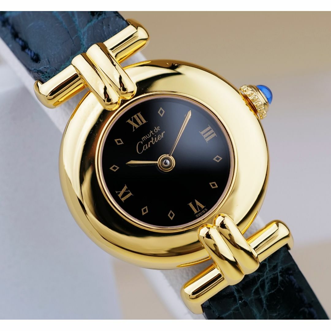 Cartier(カルティエ)の美品 カルティエ マスト コリゼ ブラック ローマン SM Cartier  レディースのファッション小物(腕時計)の商品写真