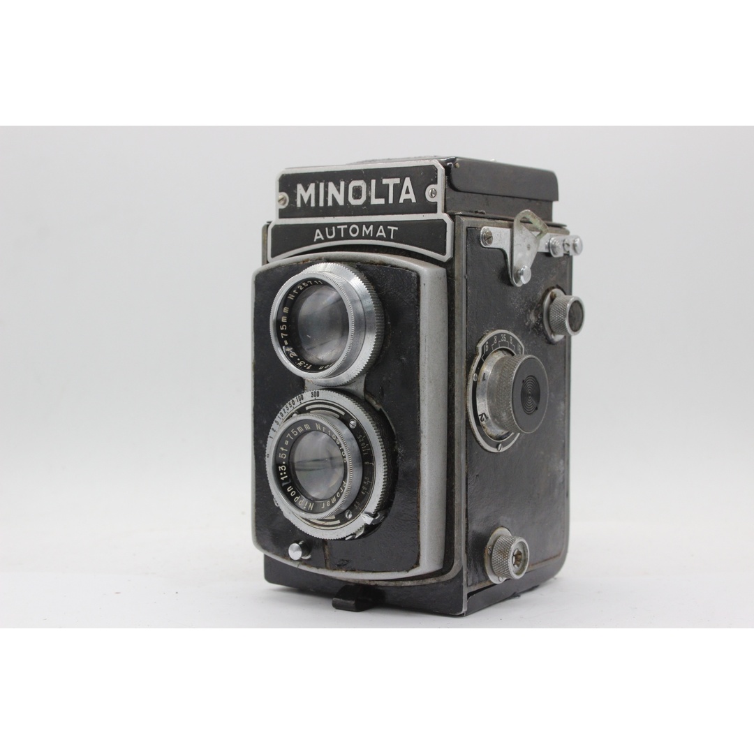 【訳あり品】 ミノルタ Minolta AUTOMAT Promar 75mm F3.5 二眼カメラ  s8364 スマホ/家電/カメラのカメラ(フィルムカメラ)の商品写真