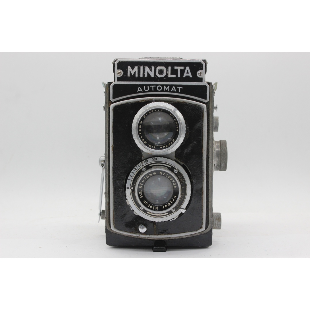 【訳あり品】 ミノルタ Minolta AUTOMAT Promar 75mm F3.5 二眼カメラ  s8364 スマホ/家電/カメラのカメラ(フィルムカメラ)の商品写真