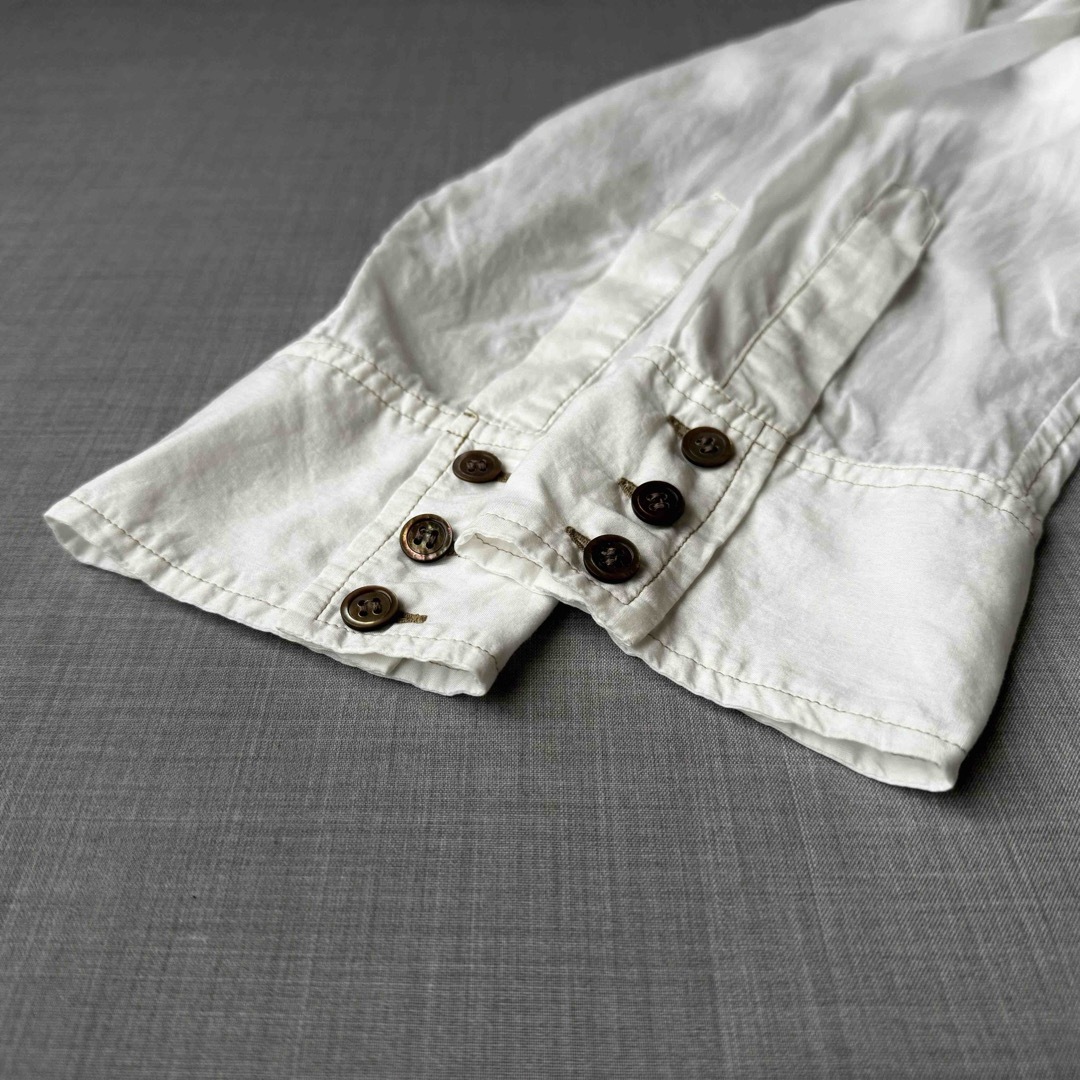 sulvam(サルバム)の美品 sulvam 19ss ロングオーバーシャツ ホワイト サルバム メンズのトップス(シャツ)の商品写真