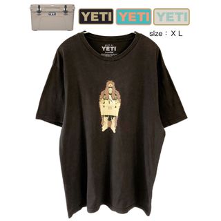 YETI - YETI 　イエティ　Tシャツ　XL　黒　USA古着