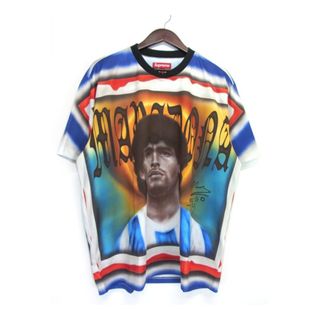 シュプリーム(Supreme)のシュプリーム Supreme ■ 24SS 【 Maradona Soccer Jersey 】 マラドーナ サッカー ジャージー Tシャツ 32702(Tシャツ/カットソー(半袖/袖なし))