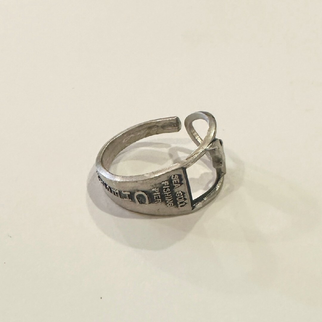 シルバー　リング　指輪　ハンドメイド　スプーン　銀 メンズのアクセサリー(リング(指輪))の商品写真
