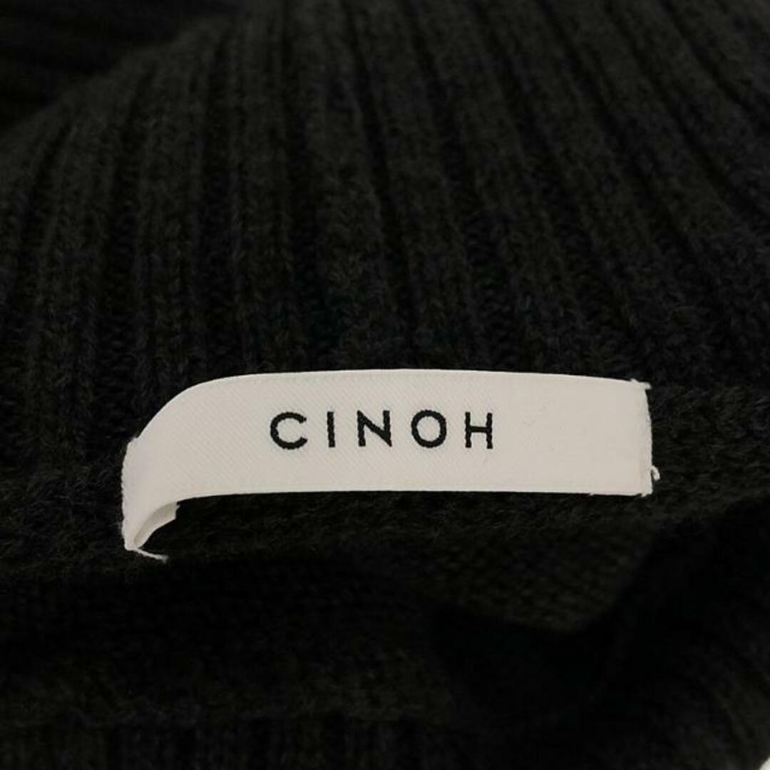 CINOH(チノ)のCINOH / チノ | オーバーサイズハイネックニット | F | チャコールグレー | レディース レディースのトップス(ニット/セーター)の商品写真