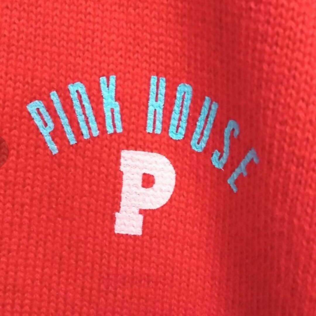 PINK HOUSE(ピンクハウス)の美品♡ ピンクハウス♡ 綿100％ カーディガン♡ 赤♡ レディースのトップス(カーディガン)の商品写真