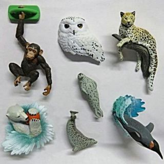 海洋堂 - 非売品 旭山動物園 マグネットズー 全6種フルコンプ品 海洋堂 フィギュア 磁石