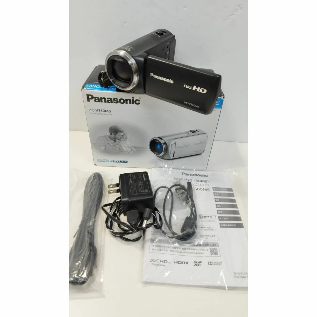 PANASONIC V360MS HDビデオカメラ【ほぼ新品】|ビデオカメラ PANASONIC V360MS HDビデオカメラ【ほぼ新品】|ビデオカメラ