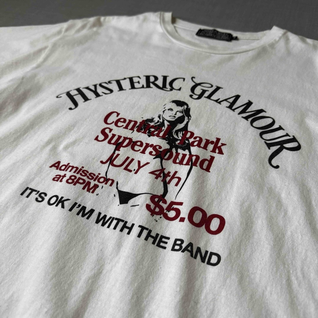 HYSTERIC GLAMOUR(ヒステリックグラマー)のHYSTERIC GLAMOUR SUPERSOUND オーバーTee M メンズのトップス(Tシャツ/カットソー(半袖/袖なし))の商品写真