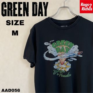 ミュージックティー(MUSIC TEE)のグリーンデイ バンドT プリントTシャツ GREEN DAY(Tシャツ/カットソー(半袖/袖なし))