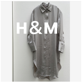 エイチアンドエム(H&M)のH＆M シャツワンピース 羽織り シャツ ワンピース  ワンピ シャツワンピ(ロングワンピース/マキシワンピース)