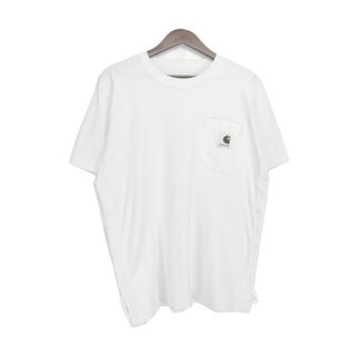 サカイ(sacai)のサカイ sacai × カーハート Carhart  ■ 23AW 【 23 0557S 】 ロゴ 胸 ポケット デザイン 半袖 Tシャツ 32704(Tシャツ/カットソー(半袖/袖なし))