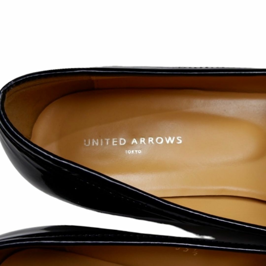 UNITED ARROWS(ユナイテッドアローズ)のUNITED ARROWS【エナメルコインローファー】 レディースの靴/シューズ(ローファー/革靴)の商品写真