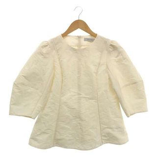 【美品】  ADORE / アドーア | ボタニカルジャガードブラウス | 38 | ベージュ | レディース