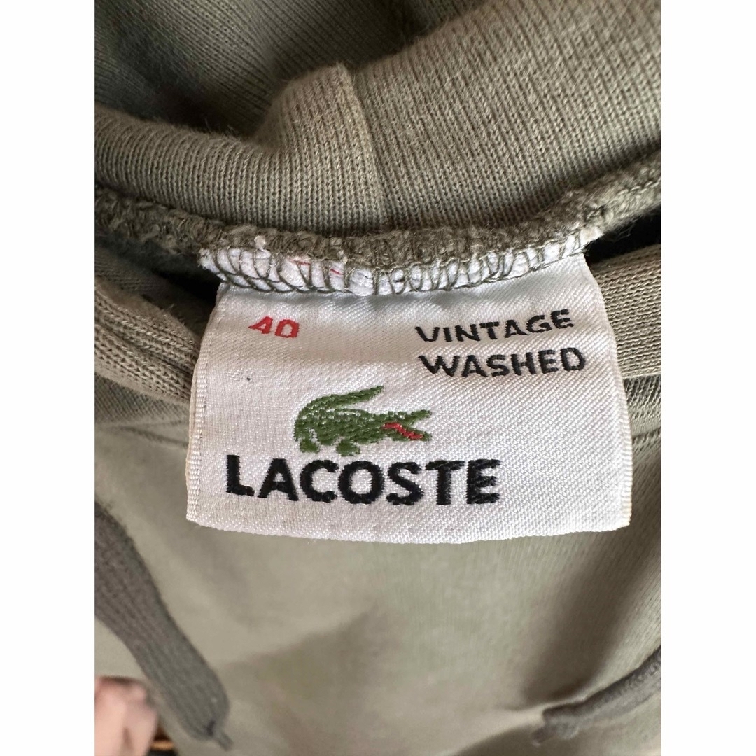 LACOSTE(ラコステ)の☆ラコステ　BIGロゴ　スウェットトレーナー　ワンピース☆ レディースのトップス(トレーナー/スウェット)の商品写真