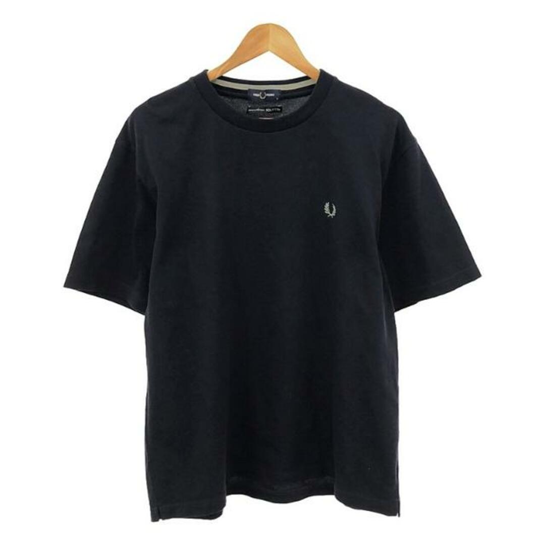 FRED PERRY(フレッドペリー)のFRED PERRY / フレッドペリー | SOLOTEX 鹿の子 クルーネックTシャツ | XL | ネイビー | メンズ メンズのトップス(Tシャツ/カットソー(半袖/袖なし))の商品写真