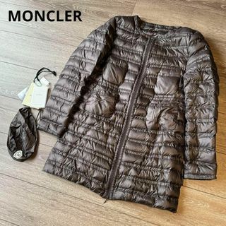 モンクレール(MONCLER)のモンクレール　LAVINIA　パッカブル　ライトダウンコート　ブラウン　０(ダウンジャケット)