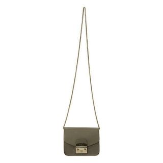 フルラ(Furla)の【美品】  FURLA / フルラ | メトロポリス チェーンショルダーバッグ | グレージュ | レディース(ショルダーバッグ)