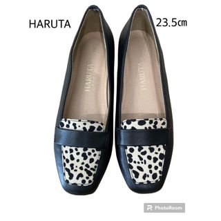 ハルタ(HARUTA)の【未使用品】HARUTA×Juze アニマル柄ローファー 23.5㎝(その他)