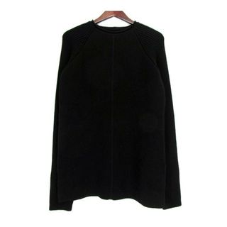 リックオウエンス Rick Owens ■ 23AW 【 LUXOR RR02C7680 CHWSR 】 センター ライン ラグラン スリーブ ニット セーター　32689