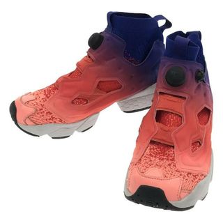 リーボック(Reebok)の【美品】  Reebok / リーボック | インスタポンプフューリー スニーカー | 25.5 | オレンジ×ネイビー | レディース(スニーカー)