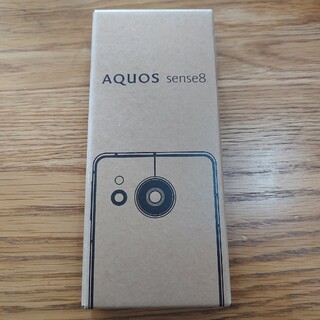 シャープ(SHARP)の新品「AQUOS sense8 SH-M26 コバルトブラック」(スマートフォン本体)