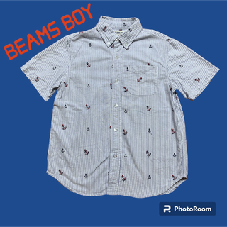 BEAMS BOY - BEAMSBOY/ビームスボーイ☻ストライプ 半袖シャツ マリン