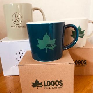 ロゴス(LOGOS)の新品未使用！LOGOSロゴス＆MAISONKAYSERメゾンカイザーマグカップ(グラス/カップ)