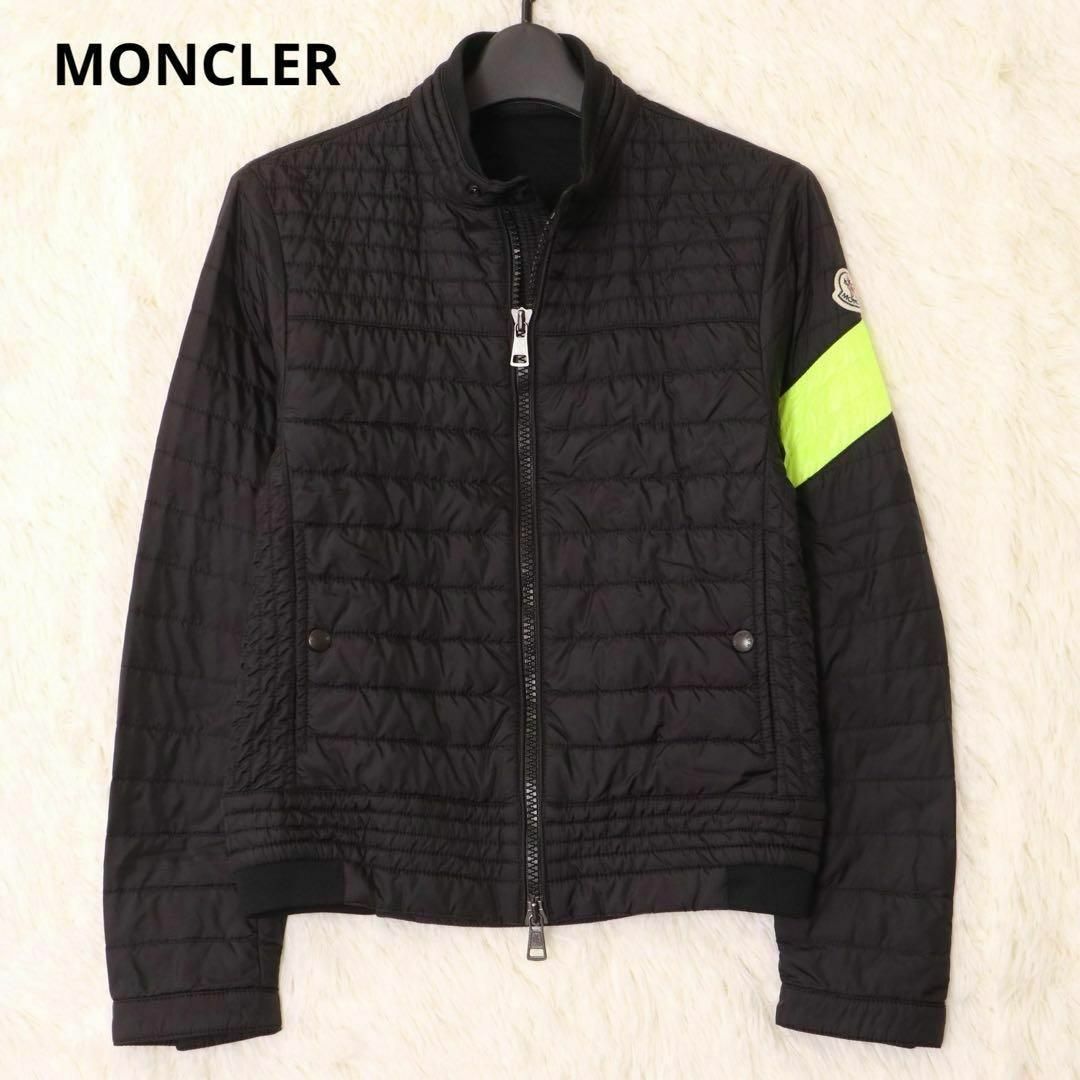 MONCLER(モンクレール)のモンクレール　ROI　シングルライダース　ダウンジャケット　黒　ライン　０サイズ メンズのジャケット/アウター(ダウンジャケット)の商品写真