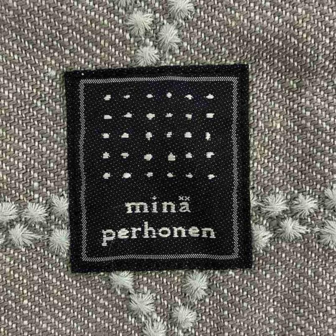 mina perhonen(ミナペルホネン)のmina perhonen / ミナペルホネン | 2022SS | tambourine toast bag バッグ | aas9303 | グレー | レディース レディースのバッグ(ハンドバッグ)の商品写真