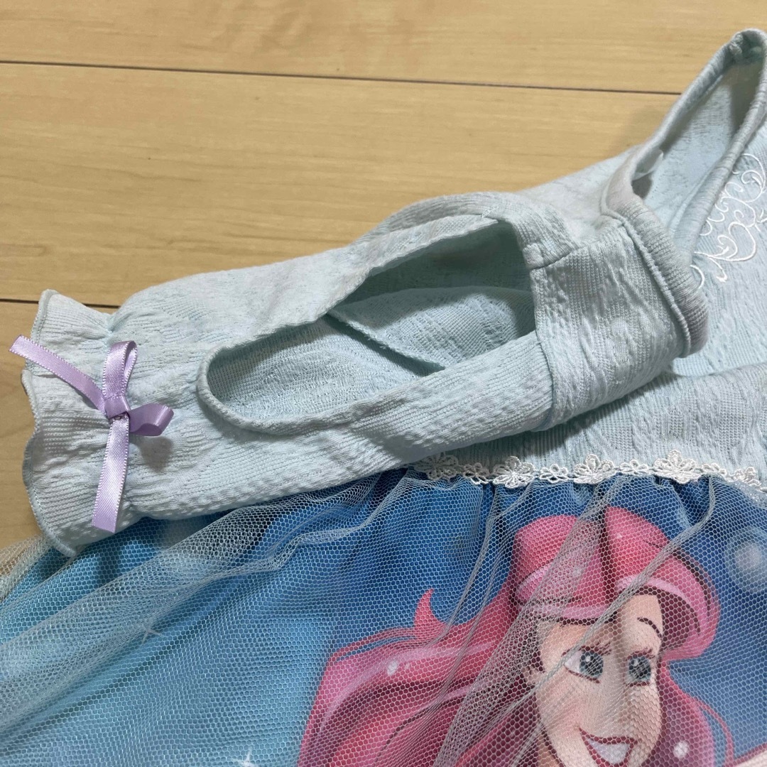 Disney(ディズニー)のディズニー　アリエル　ワンピース　ドレス　120㎝ キッズ/ベビー/マタニティのキッズ服女の子用(90cm~)(ワンピース)の商品写真