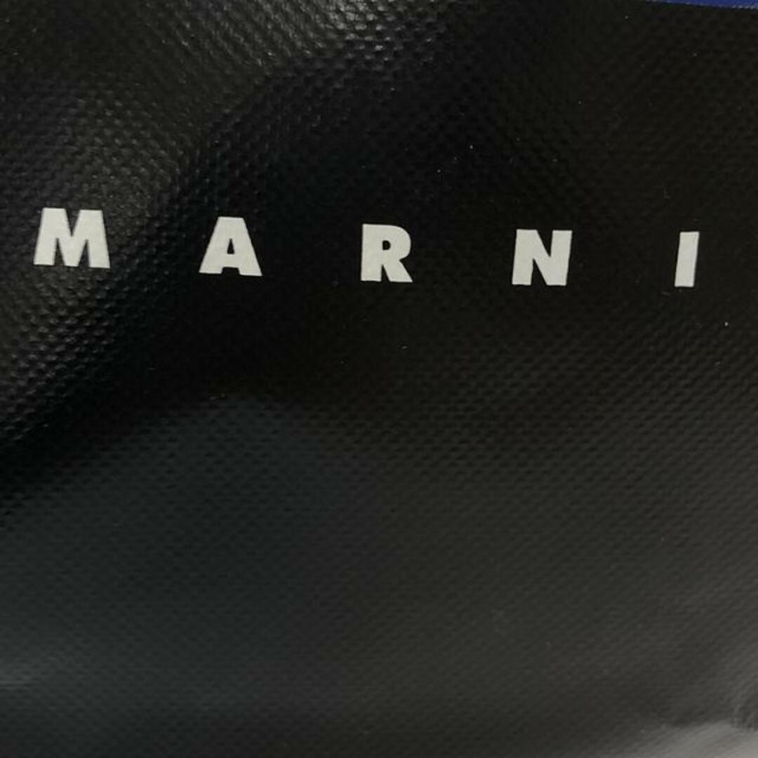 Marni(マルニ)のMARNI / マルニ | バイカラー PVC トートバッグ | ブルー × ブラック | レディース レディースのバッグ(トートバッグ)の商品写真