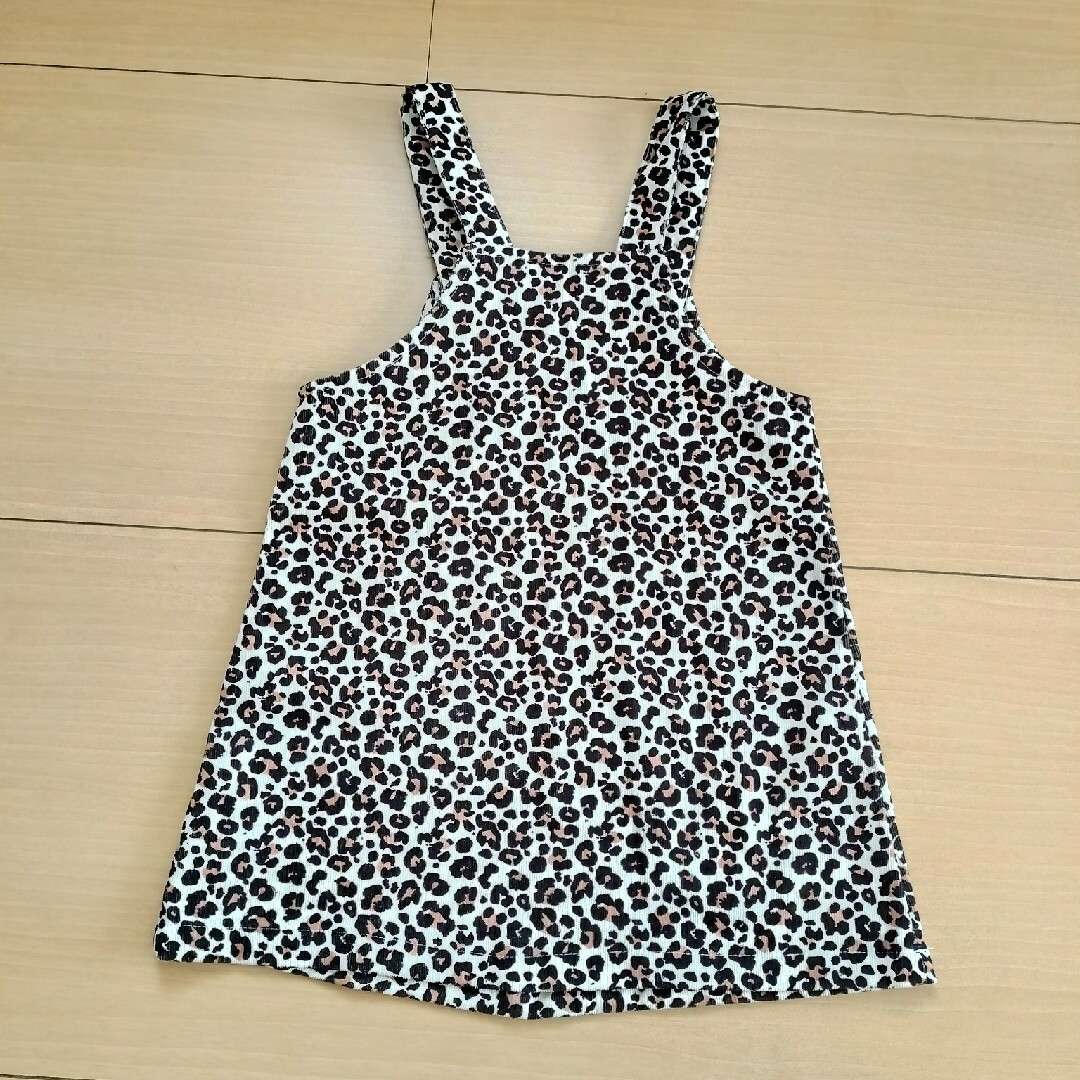 ワンピース キッズ ヒョウ柄 キッズ/ベビー/マタニティのキッズ服女の子用(90cm~)(ワンピース)の商品写真