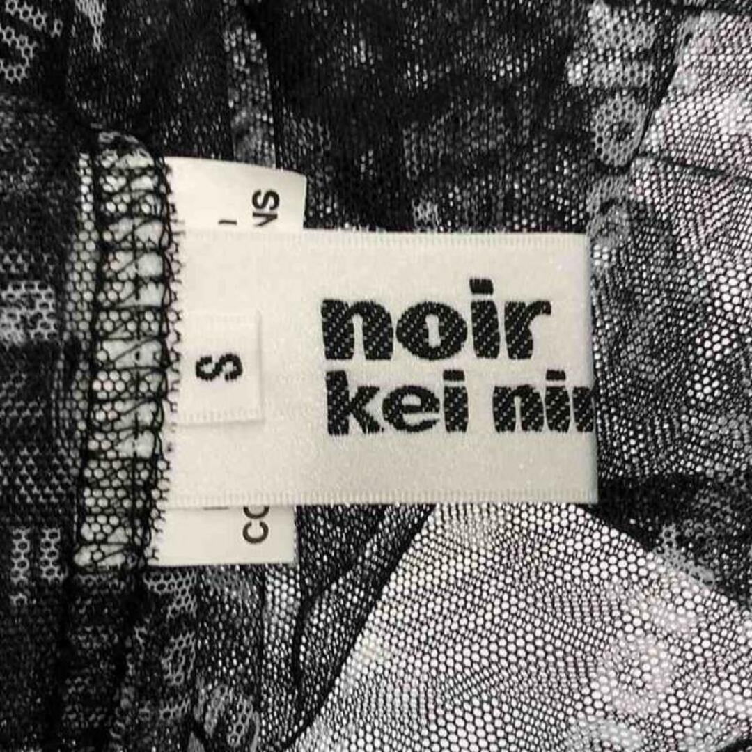 【美品】  noir kei ninomiya / ノワールケイニノミヤ | 2022SS | ロゴ シースルー ロングスリーブカットソー | S | ブラック | レディース レディースのトップス(Tシャツ(長袖/七分))の商品写真