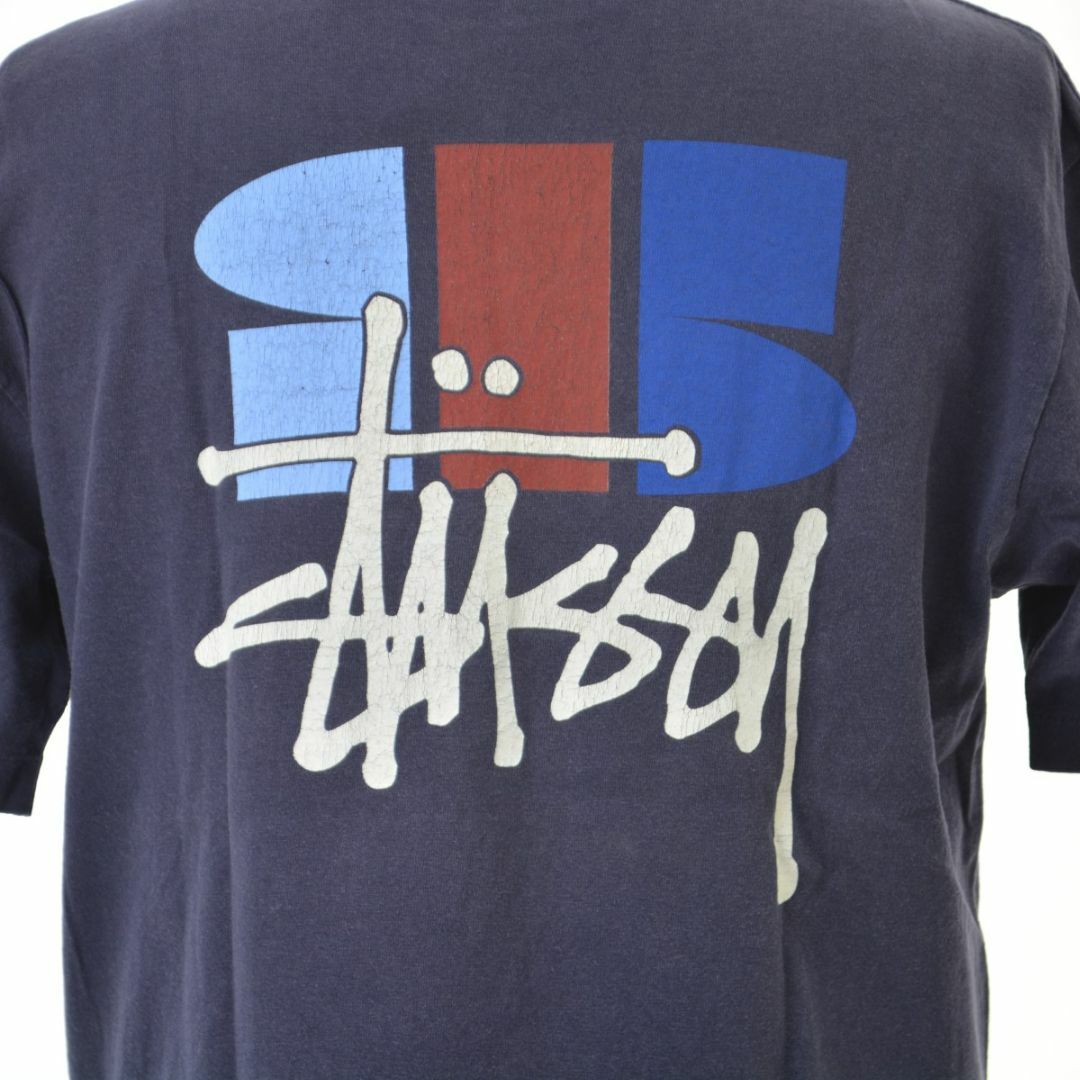 STUSSY(ステューシー)の【STUSSY】90s〜 USA製 ロゴ半袖Tシャツ メンズのトップス(Tシャツ/カットソー(半袖/袖なし))の商品写真