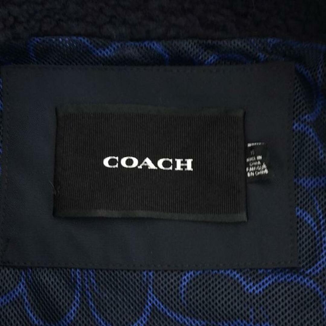 COACH(コーチ)のCOACH / コーチ | ボアフリース フル シェルパ ジャケット | XS | ネイビー | メンズ メンズのジャケット/アウター(その他)の商品写真