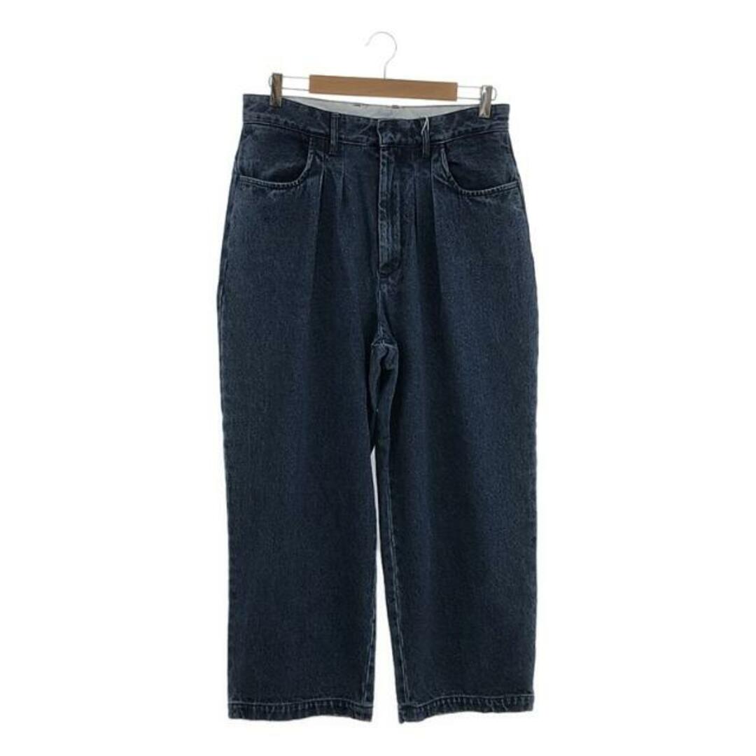 【新品】  meltum / メルタム | 2tuck Tapered Denim 2タックテーパードデニムパンツ | 3 | ブルー | メンズ メンズのパンツ(その他)の商品写真