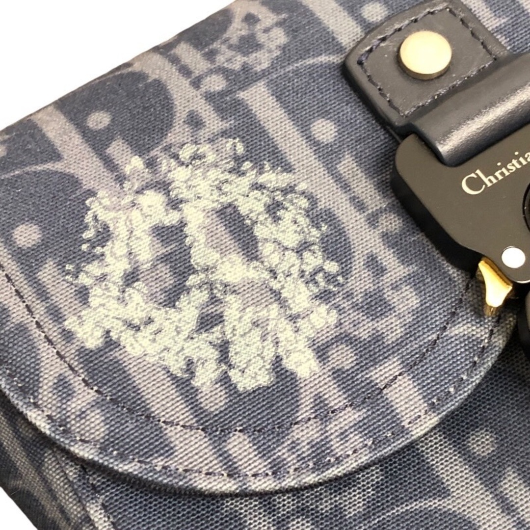 Christian Dior(クリスチャンディオール)の　クリスチャン・ディオール Christian Dior サドルショルダーバッグ 2ADCA-435DDO ブルー コットンデニム レディース ハンドバッグ レディースのバッグ(ハンドバッグ)の商品写真