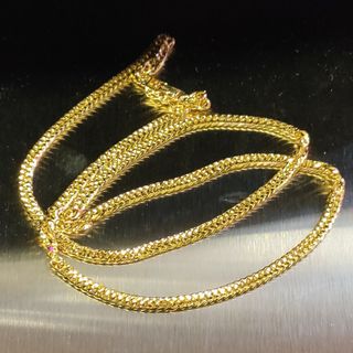 美品 K18 喜平 チェーン ネックレス 18k スターカット