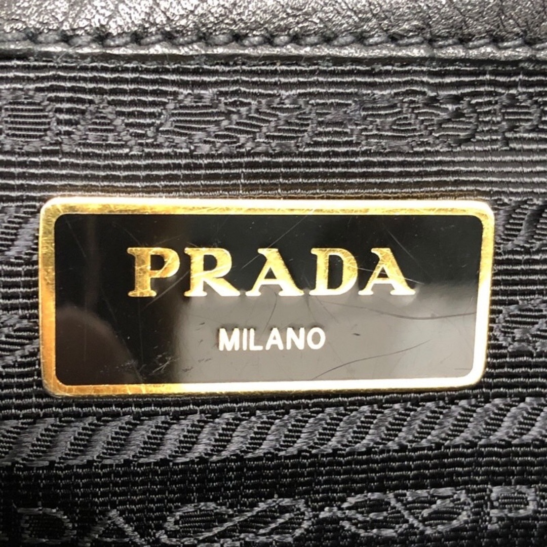 PRADA(プラダ)の　プラダ PRADA ジャガードロゴトート 1BA172 ブラック ゴールド金具 キャンパス レディース ハンドバッグ レディースのバッグ(ハンドバッグ)の商品写真