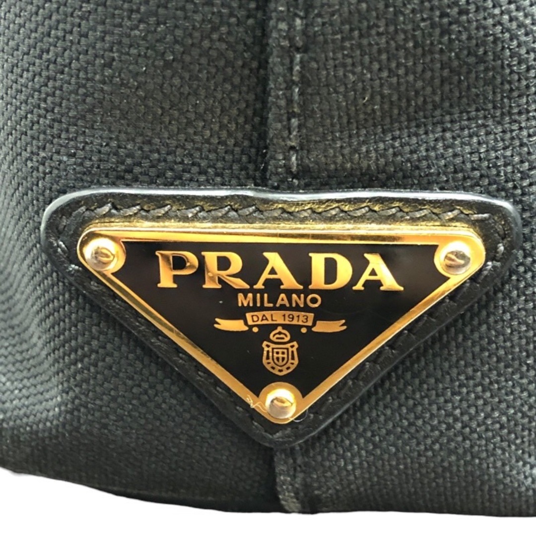 PRADA(プラダ)の　プラダ PRADA ジャガードロゴトート 1BA172 ブラック ゴールド金具 キャンパス レディース ハンドバッグ レディースのバッグ(ハンドバッグ)の商品写真