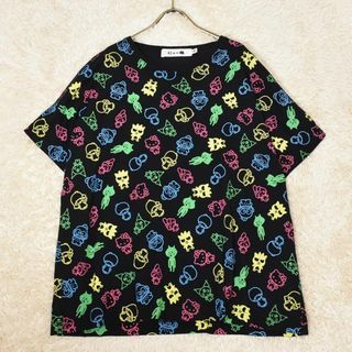 ネネット(Ne-net)のネネット × サンリオ キティ にゃー キャラクター総柄 カットソー ゆったり(Tシャツ(半袖/袖なし))