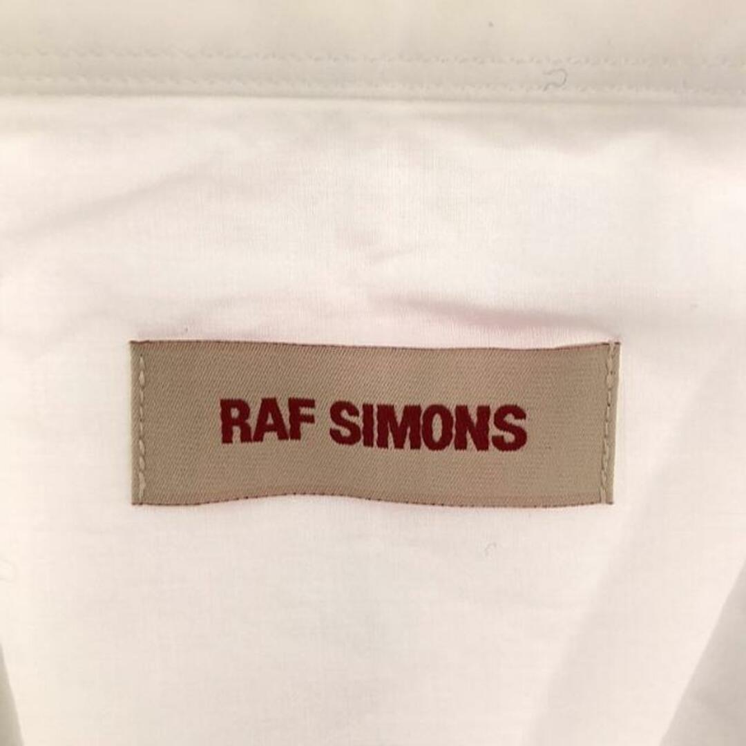 RAF SIMONS(ラフシモンズ)のRAF SIMONS / ラフシモンズ | 2020SS | PATCH DETAIL SHORT SLEEVE SHIRT パッチディティール 半袖シャツ | 48 | ホワイト | メンズ メンズのトップス(Tシャツ/カットソー(半袖/袖なし))の商品写真