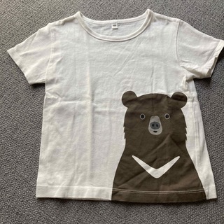ムジルシリョウヒン(MUJI (無印良品))の無印良品どうぶつTシャツ100くま(Tシャツ/カットソー)