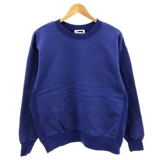 H BEAUTY&YOUTH / エイチビューティアンドユース | CREW NECK SWEAT クルーネック スウェット | M | ブルー | メンズ(スウェット)