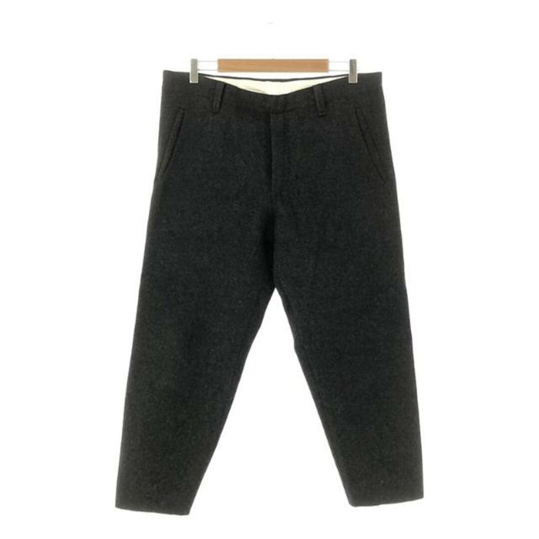 SUNSEA(サンシー)のSUNSEA / サンシー | CUT OFF MELTON PANTS カットオフ メルトン パンツ | 2 | グレー | メンズ メンズのパンツ(その他)の商品写真