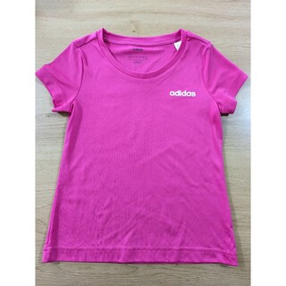 アディダス(adidas)のadidas アディダス／スポーツTシャツ　ピンク　130(Tシャツ/カットソー)