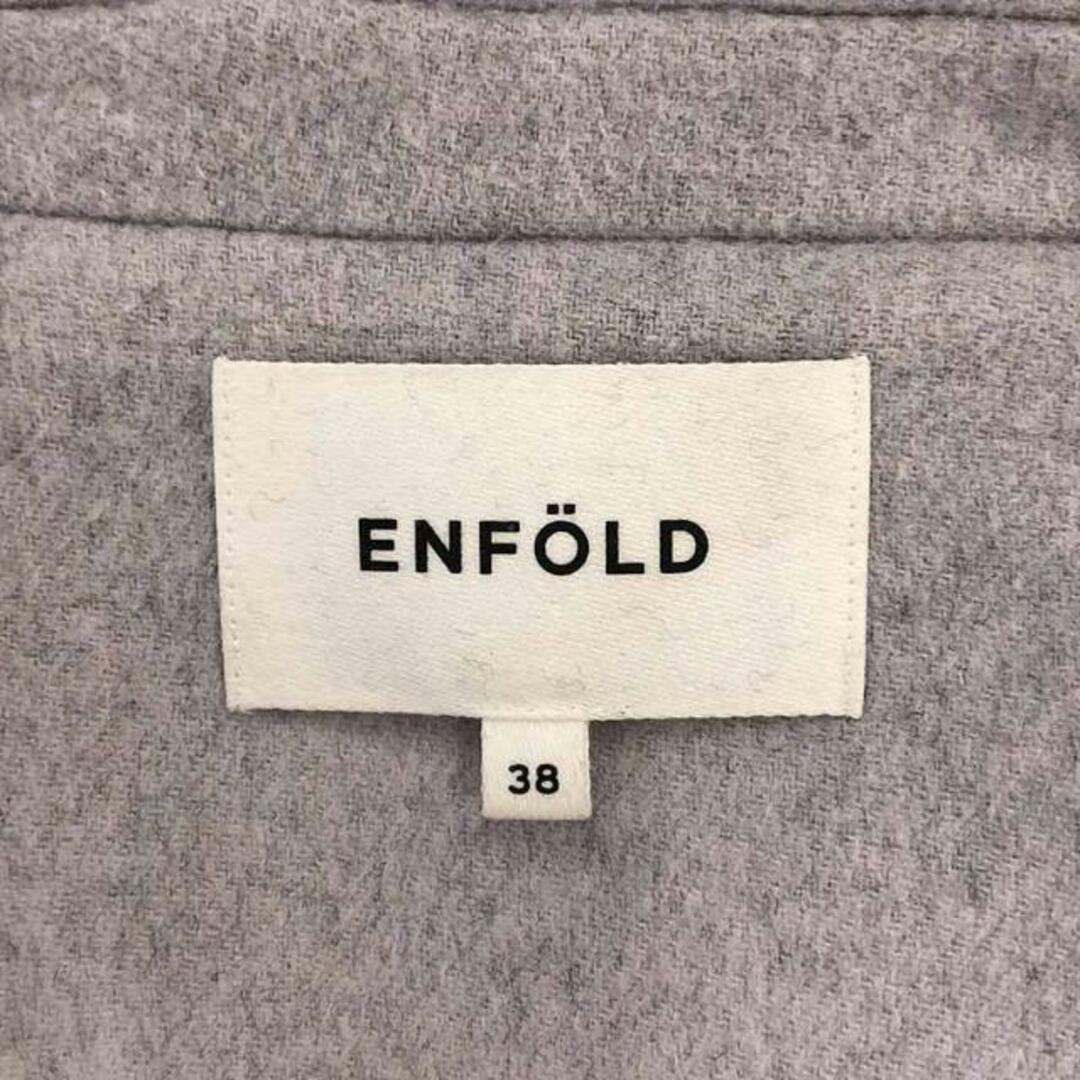 ENFOLD(エンフォルド)のENFOLD / エンフォルド | CHESTER COAT ロングコート | 38 | ライトグレー | レディース レディースのジャケット/アウター(その他)の商品写真