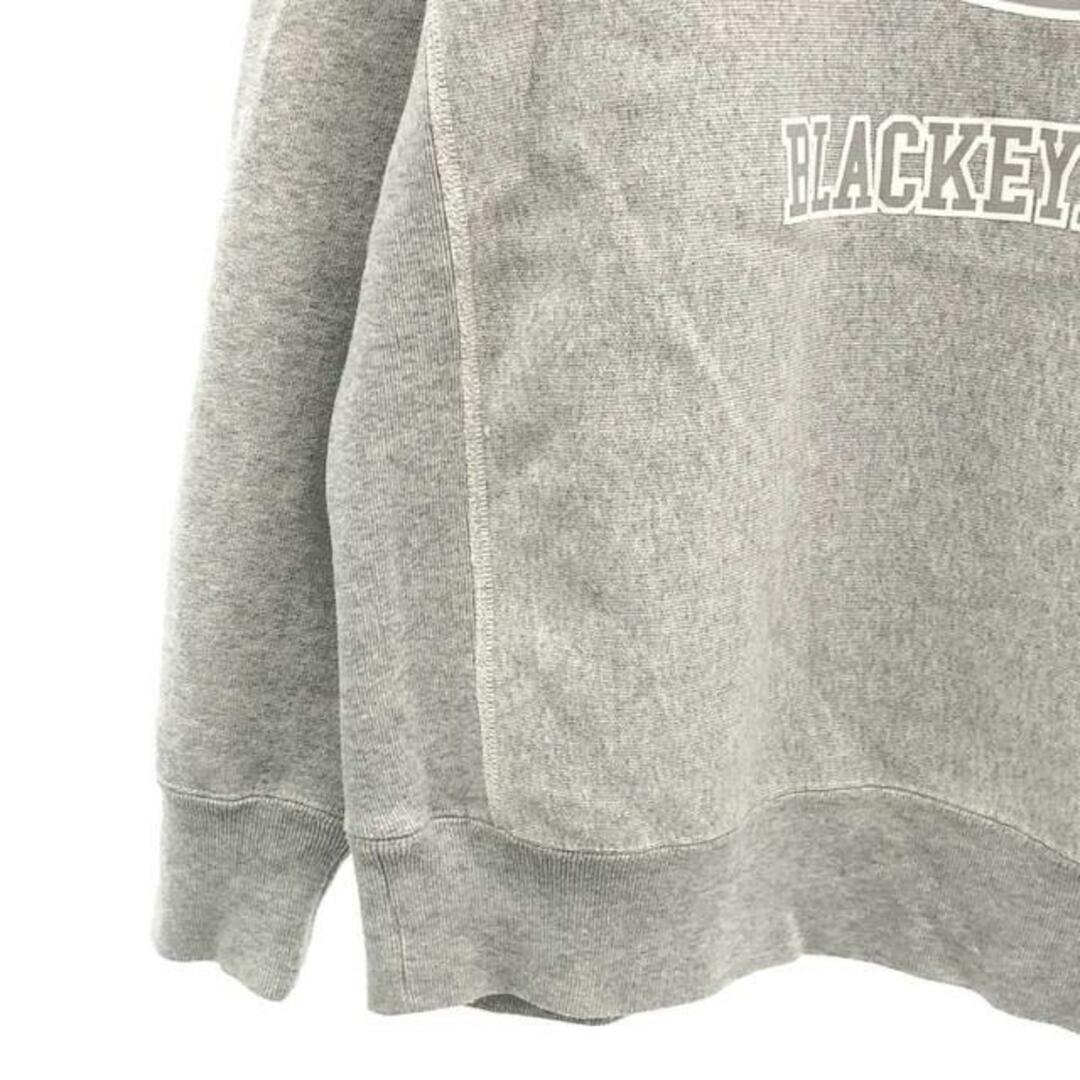 【美品】  BlackEyePatch / ブラックアイパッチ | × CHAMPION チャンピオンコラボ REVERSE WEAVE CREW NECK SWEATSHIRT 取扱注意プリント リバースウィーブ クルーネックスウェット | L | グレー | メンズ メンズのトップス(スウェット)の商品写真